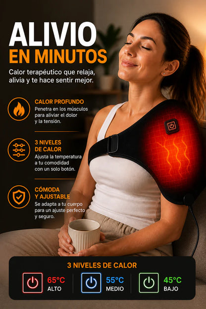 ThermoRelief™ – Hombrera Térmica 3 Niveles – Alivio inmediato sin pastillas