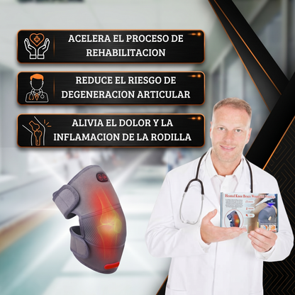 Masajeador de Rodilla Térmico con Vibración Activa