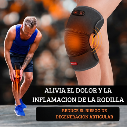 Masajeador de Rodilla Térmico con Vibración Activa