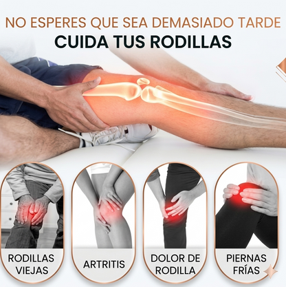 Masajeador de Rodilla Térmico con Vibración Activa
